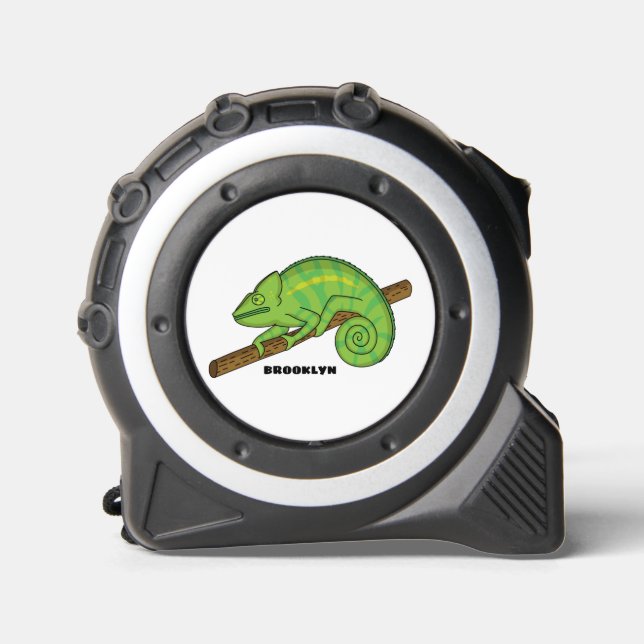 Cinta Métrica Ilustracion Chameleon de Parson (Anverso)