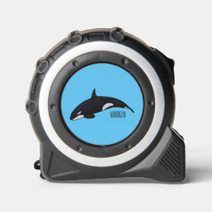 Cinta Métrica Ilustracion de personalizado de ballenas asesina