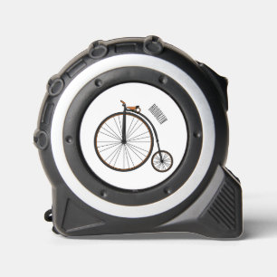 Cinta Métrica Ilustracion de personalizado de bicicletas de alta
