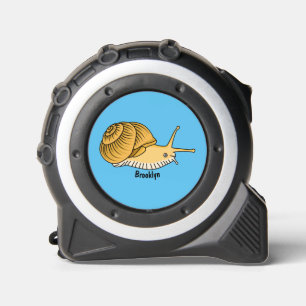 Cinta Métrica Ilustracion de personalizado de caracol amarillo