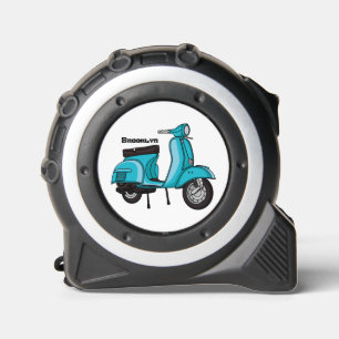 Cinta Métrica Ilustracion de personalizado de motocicletas con c