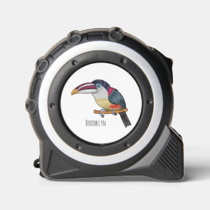 Cinta Métrica Ilustracion del personalizado de aves de Curl cres