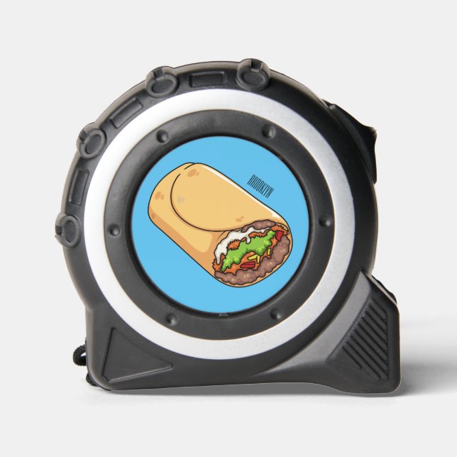 Cinta Métrica Ilustracion personalizado Burrito (Anverso)