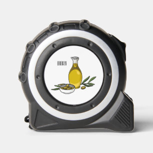 Cinta Métrica Ilustracion personalizado de aceite de oliva