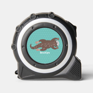 Cinta Métrica Ilustracion personalizado de buceo con nutria