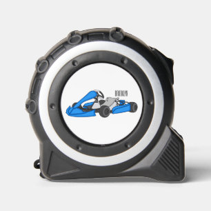 Cinta Métrica Ilustracion personalizado de carreras de Kart