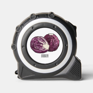 Cinta Métrica Ilustracion personalizado de col roja