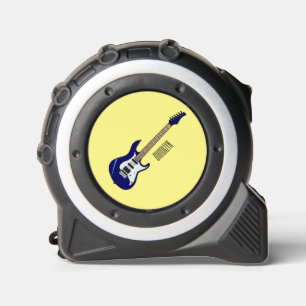 Cinta Métrica Ilustracion personalizado de guitarra eléctrica
