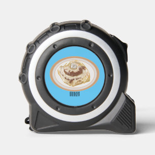 Cinta Métrica Ilustracion personalizado de rollo de canela