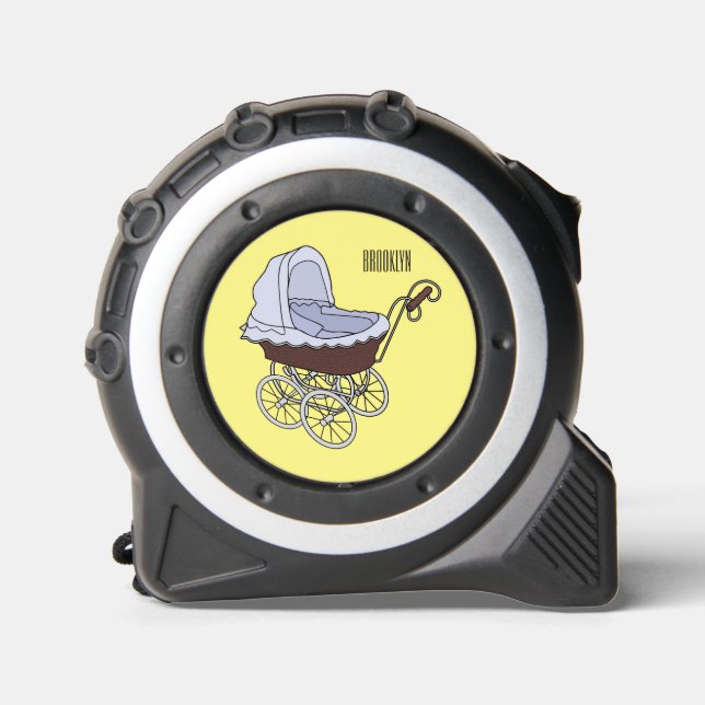 Cinta Métrica Ilustracion personalizado de Stroller (Anverso)