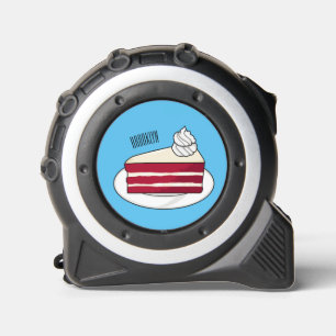 Cinta Métrica Ilustracion personalizado de tarta de terciopelo r
