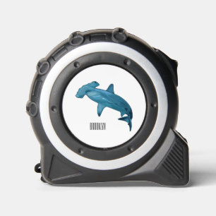 Cinta Métrica Ilustracion personalizado de tiburón martillo