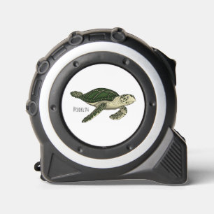 Cinta Métrica Ilustracion personalizado de tortugas marinas