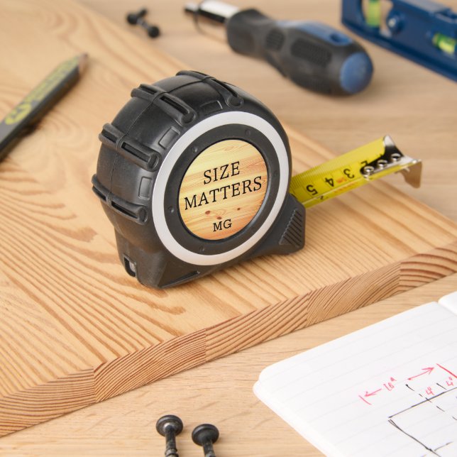 Cinta Métrica IMPORTANTE TAMAÑO IMPORTANTE o tu monograma de tex (Carpintería)