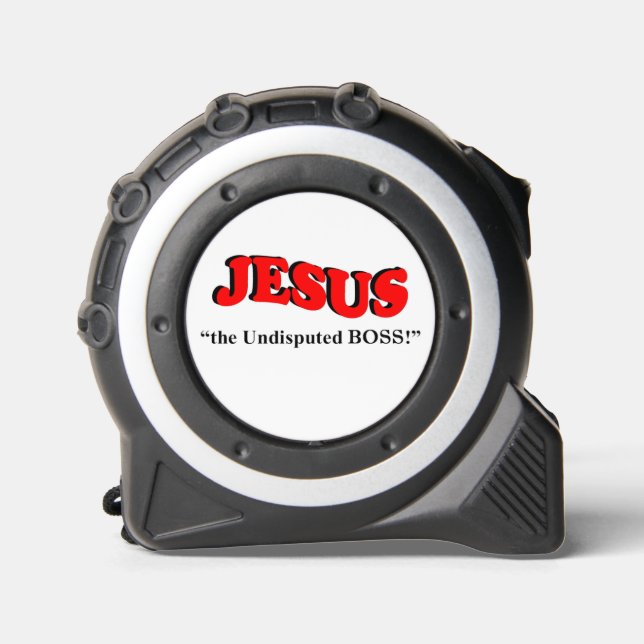 Cinta Métrica ¡JESÚS, el JEFE Indiscutible! (Anverso)