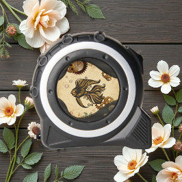 Cinta Métrica La maravilla mecánica del pez vapor del océano.