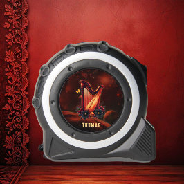 Cinta Métrica La melodía cósmica, la magia del arpa.