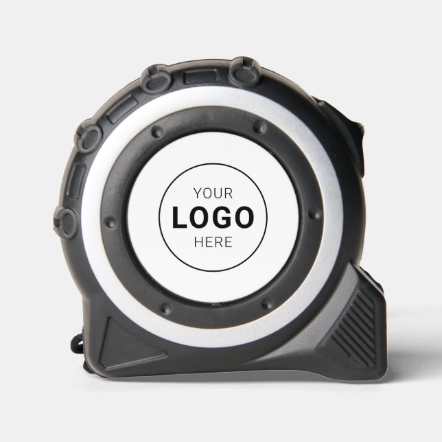 Cinta Métrica Logotipo comercial Blanco sencillo (Anverso)
