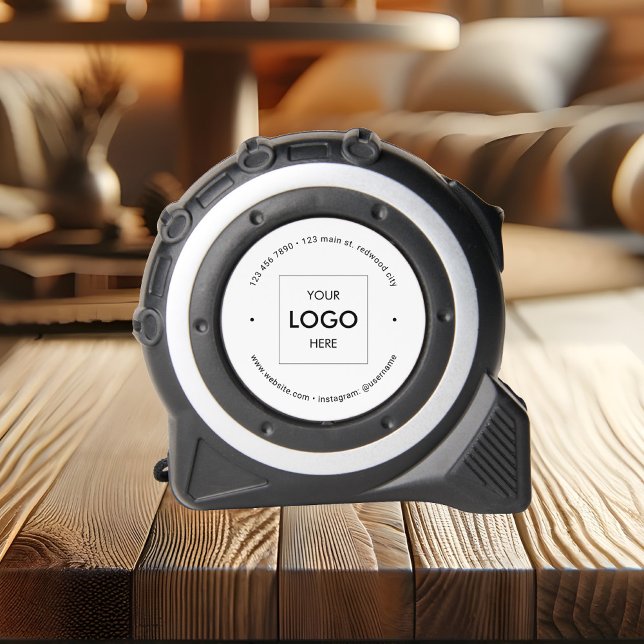 Cinta Métrica Logotipo comercial Blanco sencillo (Subido por el creador)