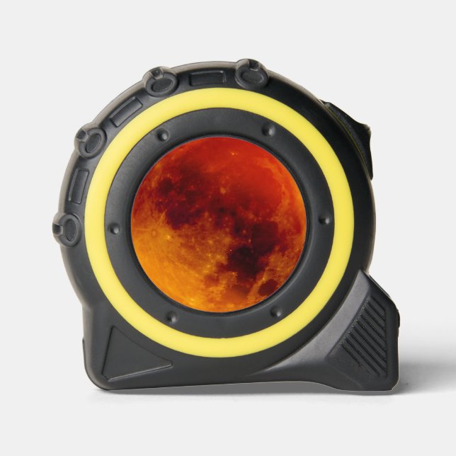 Cinta Métrica Luna de Sangre Azul (Anverso)