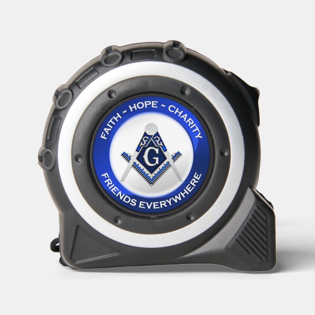 Cinta Métrica Masonic Tape Measure (Anverso)