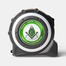 Cinta Métrica Masonic Tape Measure Green