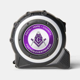 Cinta Métrica Masonic Tape Measure Purple