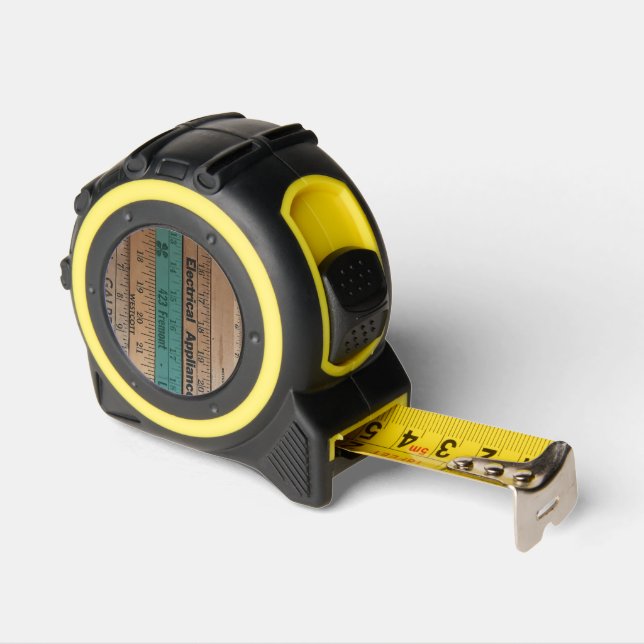 Cinta Métrica Medida de cinta con varas antiguas (Ángulo)