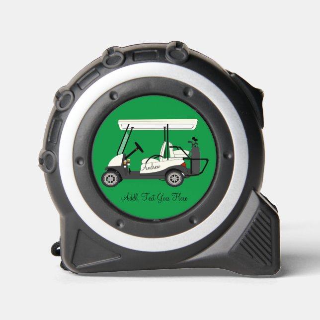 Cinta Métrica Medida de cinta de carrito de golf (Anverso)