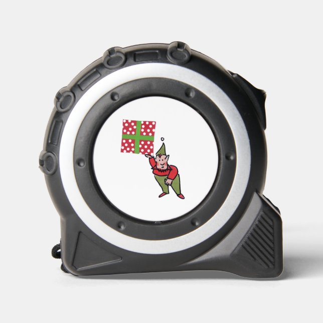 Cinta Métrica Medida de cinta Elf con Dot de Polka (Anverso)