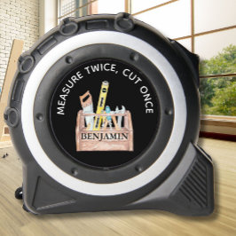 Cinta Métrica Medir el nombre de la caja de herramientas de cort