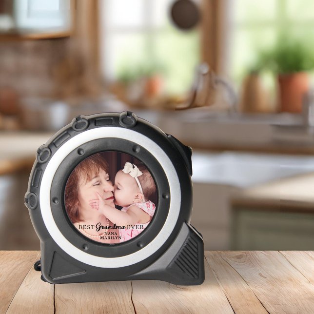 Cinta Métrica Mejor Abuela Cuidada Mamaw Nana. Foto (Cute Best Grandma Mamaw Nana Ever Photo Tape Measure)