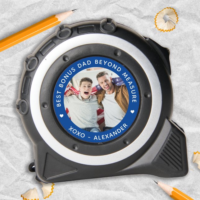 Cinta Métrica Mejor BONUS DAD más allá de la medida Foto persona (Subido por el creador)