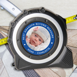 Cinta Métrica Mejor foto personalizada de GRANDPA más allá de la