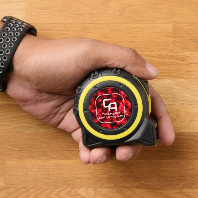 Cinta Métrica Misty Smoke Monogram Red (Hogar)