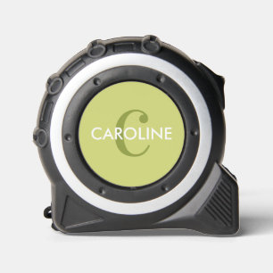 Cinta Métrica Moderno clásico clásico inicial Lime Verde