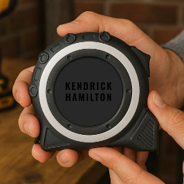 Cinta Métrica Moderno y moderno negro negro negro negro Minimali