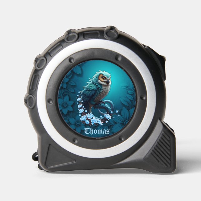 Cinta Métrica Momento de la sabiduría, la lechuza mágica, majest (Anverso)