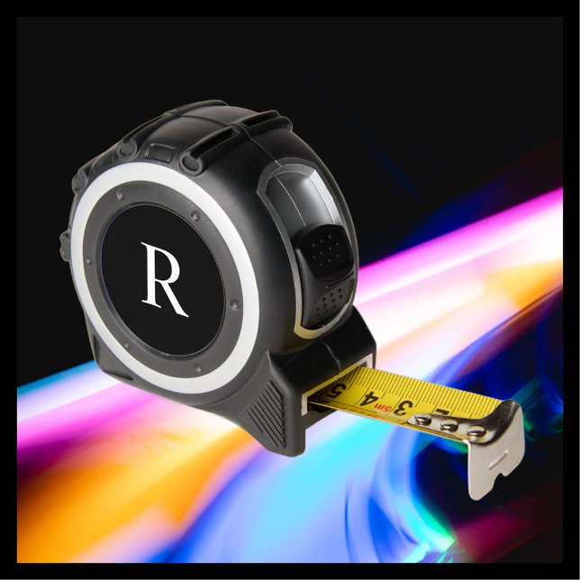 Cinta Métrica Monograma Blanco en Regalo de Herramienta para Hom (Subido por el creador)