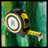 Monograma verde en regalo de herramienta personali