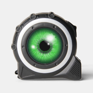 Cinta Métrica Monstruo de ojos verdes
