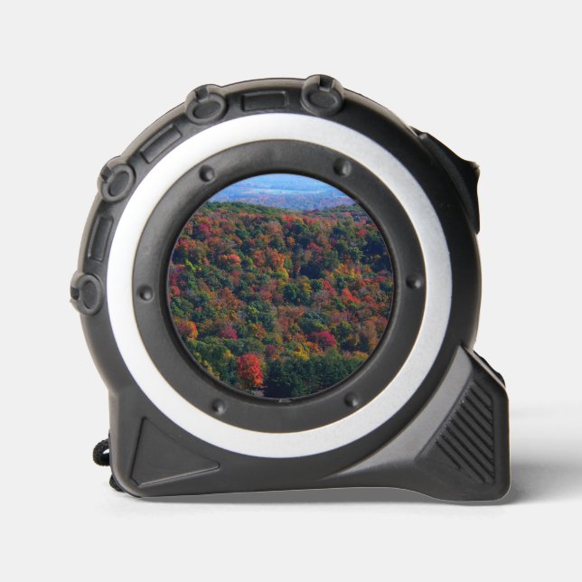 Cinta Métrica Montañas Apalaches en otoño (Anverso)