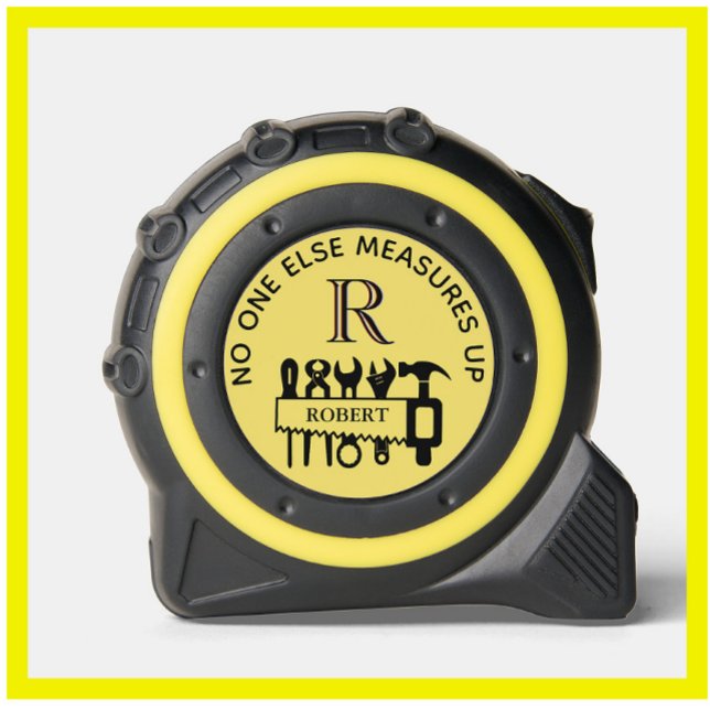 Cinta Métrica Nadie más mide el nombre del monograma (Subido por el creador)