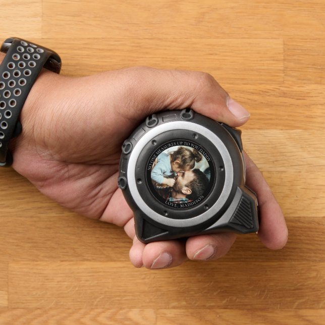 Cinta Métrica Nadie mide a papá | Foto personalizada (Hogar)