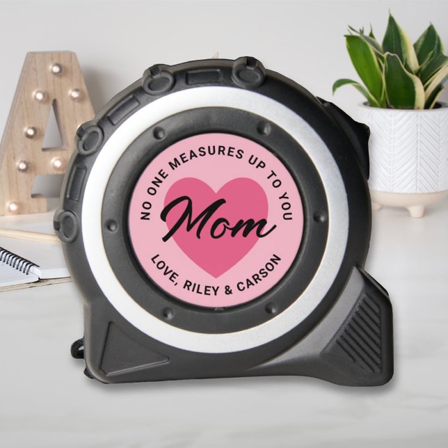 Cinta Métrica Nadie se Mide Contigo Mamá Corazón Rosa (Subido por el creador)