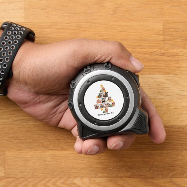 Cinta Métrica Navidades de familias divertidas personalizadas 11 (Hogar)