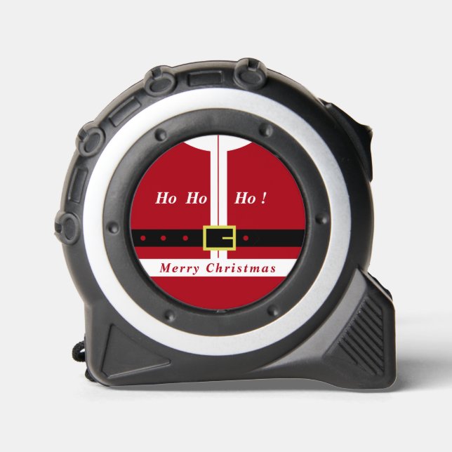 Cinta Métrica Navidades entregan medida de cinta divertida Santa (Anverso)