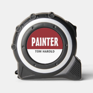 Cinta Métrica Negrita moderna, pintora y decoradora