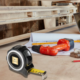 Cinta Métrica Negro logotipo de negocios