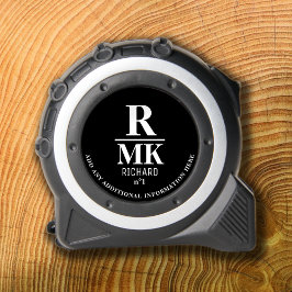 Cinta Métrica Negro y blanco Minimalista 3 iniciativas modernas